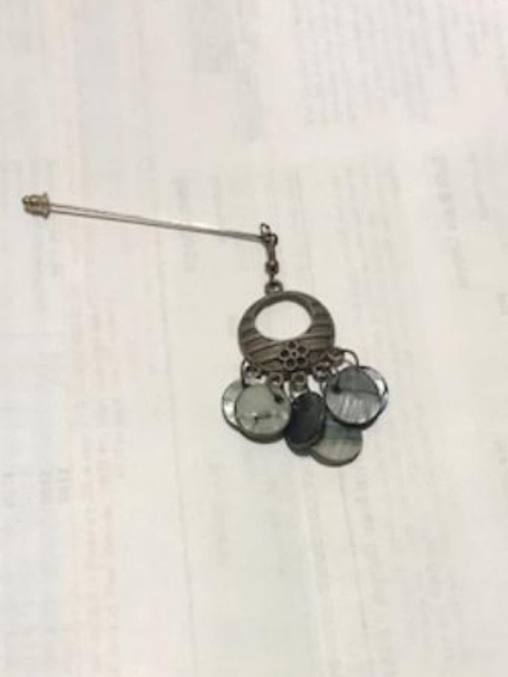 Grey Hijab Stick Pin
